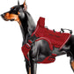Heavy-Duty Tactical Dog Harness for Large Dogs, No Pull Adjustable Reflective Pet Vest with Molle System, K9 Military-Grade Control for Service Training, Outdoor & 10+ Breeds, Red, Medium