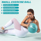 Pilates Ball, 9 Inch Small Exercise Mini Soft Workout Yoga Ball with Exercise Guide, for Home Gym Yoga, Pilates, Core Training, Workout, Balance, Stability