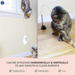 Interactive Bird Simulation Cat Toy Set, Interactive Cat Toys for Indoor Cats, Cat Feather Toy, Self-Holding Suction Base, 5 Replacement Birds, Feathers & Bells, Realistic Bird Impression