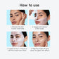 MAREE Collagen Facial Mask with Hyaluronic Acid - Hydrating Face Masks Skincare - Mascarillas Faciales For Women Skin Care - White, 4 Count