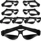 Weewooday 8 Pack Basketball Dribbling Goggles Adjustable Sport Training Glasses Black Dribble Goggles for Basketball Training Equipment for Men