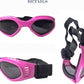 LECONPET Small Dog Sunglasses Waterproof Windproof UV Protection Pet Sunglasses Dog Goggles for Doggy Puppy Cat (Pink)
