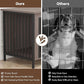 EasyCom 39.96" XL Wooden Large Dog Crate Furniture for Medium and Large Breed, Chew-Resistant Dog Kennel Furniture Indoor with 2 Doors and 3.94" Raised Feet, as TV Stand, End Table, Crate Table