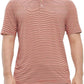 Mens Golf Shirt Moisture Wicking Dry Fit Performance Sport Short Sleeve Striped Golf Polo Shirts for Men