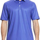 Men's Golf Polo Shirts Short Sleeve Striped Performance Moisture Wicking Dry Fit Golf Shirts for Men