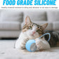 Interactive Cat Toy Ball for Indoor Cats with Mesh Tail & Foils, Automatic Rolling Three Modes Agile Moving Cat Ball to Keep Them Busy Rechargeable, Blue