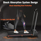 7.8MPH Incline Treadmill for Home, Walking Pad with Handle Bar, Under Desk Compact Treadmill with 350 Lbs Capacity, LED Display & APP, Remote Control, 3.0HP