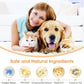 Dental Care Finger Wipes for Dogs & Cats, Reduces Plaque & Tartar Freshens Breath, Pre-Soaked Pet Teeth Wipes, Easy to Use Disposable Oral Cleaning Pads, Peanut Flavor