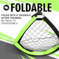 Kids Soccer Goal for Backyard, 6x4 9x5 FT Portable Soccer Nets Pop Up with Ball, Agility Ladder, Cones, Target & Carry Bag for Toddler Youth Outdoor Indoor Training Practice Sports Games Play