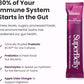 Blume SuperBelly Gut Health and On-The-Go Hydration Packets, Sugar-Free, with Prebiotics, Probiotics, Apple Cider Vinegar, Vitamin C, and Electrolytes, Açai Pomegranate, 15 Sticks