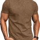 LOGEEYAR Men's Athletic Washed T-Shirts Basic Crew Neck Tees Tops Causal Distressed Cotton T Shirts for Men
