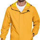 COOFANDY Men's Rain Jacket Waterproof With Hood Lightweight Packable Shell Raincoat Windbreaker For Cycling Golf Travel