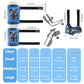 Skating Protective Gear Kids Knee and Elbow Pads Wrist Guards for Roller Skating Skateboarding, Skate Pads Kids Knee Pads Blue