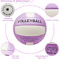 Volleyball Official Size 5 for Indoor Outdoor, Thicker PU Soft Volleyball Kit for Girls Boys Teenager Adults Beach Game Gym Training Beginner