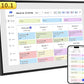 10.1 Inch Smart Digital Calendar & Chore Chart Full HD Touchscreen Display WiFi Sync Electronic Planner for Family Schedules Includes Desk Stand Streamline Home Organization Gift for mother mom women