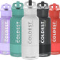 Coldest Insulated Water Bottle with Straw Lid - Stainless Steel Metal Insulated Bottle for Men & Women (Epic White, 32 oz)