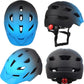 Kids Bike Helmet,Bavilk Kids Boys Girls Bike Helmets with LED Light Detachable Visor Children Youth Teen Multi-Sport for Skating Cycling Scooter Skateboard Adjustable & Lightweight 19.7"-22.4"