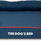 The Dog’s Bed, Large Oxford Blue/Red 36x27 Memory Foam, Pain Relief: Arthritis, Hip & Elbow Dysplasia, Post Surgery, Lameness, Supportive, Calming, Waterproof Washable Cover, Veterinary Approved