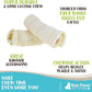 Raw Paws Beef Cheek Rolls for Dogs - 6 inch (4 Pack) - Packed in USA - Free-Range, Rawhide Alternative Dog Chews - Retriever Rolls for Small to Large Breeds