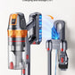 Cordless Vacuum Cleaner, 600W with Extra Mattress Cleaning Tool, 45KPA Stick Vacuum Cleaners for Home 60 Mins Runtime, Self-Standing, Wall Mount Charging, Rechargeable Vacuum for Floor Carpet Pet Hair