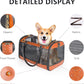 Dog Soft-Sided Carriers Pet Carrier for Small Dogs Cats, Fashion PU Leather Small Dog Carrier Pet Purse, Airline Approved Travel Pet Carrier for Puppy Kitten Small Animals