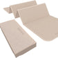 Foldable Yoga Mat 12mm Extra Thick Joint Protection,Portable Design for Travel/Pilates/Board/Camping,Environmental Sports Mat Non-Slip Gym Mat,Odorless POE Material