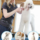 Dog Slicker Brush for Large Dogs, Professional Doodles Brush for Poodles, Goldendoodles and Labradoodles - Easy to Remove Tangles, Mats and Fluff - 3.8"x3.2" Head, 8" Wood Body