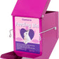 Metal Small Animal Feeder with Lid, Heavy Duty Feeder, Large Capacity Food Dispenser, Great for Rabbits, Guinea Pigs, Chinchillas and Other Small Animals. (4.6 inch, Purple)