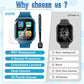 Waterproof Smart Watch for Kids Boys Age 5-12 with 32 Games, Dual Camera, Habit Tracking, Music Player, Video, HD Touchscreen Kids Smart Watch Birthday Gift Toy for 3-12 Year Old (Light Blue)