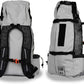 K9 Sport Sack Air 2 - Medium, Light Grey - Ideal for Dogs with 17-19” Back Length - Durable, Breathable Backpack-Style Carrier - Perfect for Walks, Short Hikes & Public Transportation