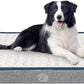 EMPSIGN Reversible Cool and Warm Dog Bed for Crate Pad, Pet Beds with Washable and Removable Cover, Dog Crate Beds Sleeping Mats, Beds for Dogs Crate for Large Medium Small Dogs, Grey