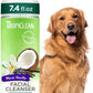 TropiClean Warm Vanilla Waterless Facial Cleanser for Dogs | Dog Foam Face Wash | Dog Face Wash Derived from Natural Ingredients | Cat Friendly | Made in the USA | 7.4 oz.