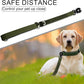 20” Strong Short Leash for Dog, Heavy Duty Bungee Dogs Leash with Padded Handle Car Seatbelt, Dog Training Leashs for Large or Medium Dogs - Can be Used with Other leashes (Army Green)