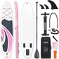 Inflatable Stand Up Paddle Board 10‘x30‘‘- Ultra-Light SUP with Backpack, Pump, Paddle, Coil Leash, 3 Fins, Repair Kit, Stable Design, Non-Slip EVA Deck for Adults & Youth