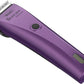 WAHL Professional Animal Bravura Lithium Ion Clipper - Pet, Dog, Cat, and Horse Corded/Cordless Clipper Kit, Purple (41870-0423)