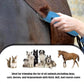 5PCS Wide Blades for Dog Grooming Blades Compatible with Andis Dog Clippers,Size #10W+30W+4FW+5FW+7FW Dog Clipper Blades Compatible with Oster A5,Wahl km10 Dog Clippers,Stainless-Steel Blade Sharp