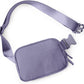 ODODOS Unisex Mini Belt Bag with Adjustable Strap Small Fanny Pack for Workout Running Traveling Hiking, Ultra Violet