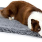 Stoutwool Indestructible Dog Bed - Fluffy Chew Proof Dog Crate Pad - Tough Kennel Pad for Aggressive Chewers - Washable, Ideal for Large Breeds & Fits 36-Inch Crate - 35"x22", Charcoal