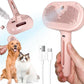 Self-Cleaning Spray Cat Brush for Shedding, Removes Static Flying Hair, and Works Wonders for Both Long and Short-Haired Pets 2 In 1 Cleaning Brush for Cats And Dogs Grooming (pink)