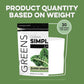 Clean Simple Eats Super Greens Powder, Naturally Flavored Greens Powder with Chlorella, Spirulina, Superfoods & Prebiotic Fiber, No Artificial Ingredients, Gluten Free, Classic Greens Flavor, 30 Srvgs