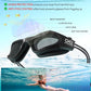 Swim Goggles, Polarized Adult Swimming Goggles Bungee Strap No Hair Pulling Anti-fog Pool Goggles for Men Women