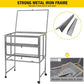 Hamster Cage Large Guinea Pig Cage with Metal Frame Movable Rat Habitat with Aluminium Alloy Edge,Plastic Deep Not Leakage Pull Out Tray,Storage Shelf