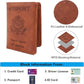 Melsbrinna Rfid Passport Holder for Travel women/Men, Cute Passport Wallet Rfid Blocking Card Slots, Rfid Passport Cover/CaseTravel Wallet, Passport Book Holder (1, Brown1)