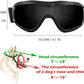 Small Dog Sunglasses with Adjustable Strap UV Protection, Winproof Puppy Sunglasses, Suitable for Dogs Eyes Protection，Soft Dog Goggles
