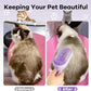4 in 1 Cat Steam Brush Rechargeable pet spray comb Steam Brush for Cats and Dogs, Massage, Cleaning, Shedding & Combing Multifunctional Hair Removal Anti Static Grooming Tool for home (Beige)