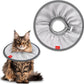 Agape Soft Cat Cone, Comfy Collar to Stop Licking & Scratching, Lightweight Recovery Collar for Cats After Surgery, Adjustable Elizabethan Collar for Neuter Recovery, Waterproof Neck Cones for Cats
