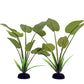 Silk Aquarium Plants for Betta Fish Tank, 2 Pcs 7.8 Inch Small Silk Aquarium Plant Aquatic Water Grass Decoration (Green, 8 Inch)