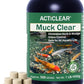 Muck Clear – Natural Pond Sludge Treatment, 500 Tablets for Ponds, Fountains & Bird Baths, Beneficial Bacteria & Enzymes, Chemical-Free & Safe for Fish, Pets & Wildlife