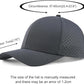 VOBOOM Men Quick Dry Baseball Cap Laser Cut Mesh Ball Curved Brim Snapback Hat