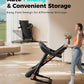 Treadmill for Home, 3.0HP Folding Treadmill with Incline, 300 lbs Capacity, Bluetooth & Heart Rate Sensor, Space-Saving Design